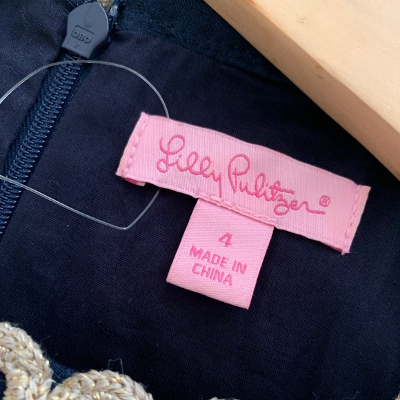 Lilly Pulitzer Sasha Dress Navy - Picture 8 of 14